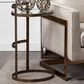 Mercana Reimer Accent Table with Glass Top in Gold, , large