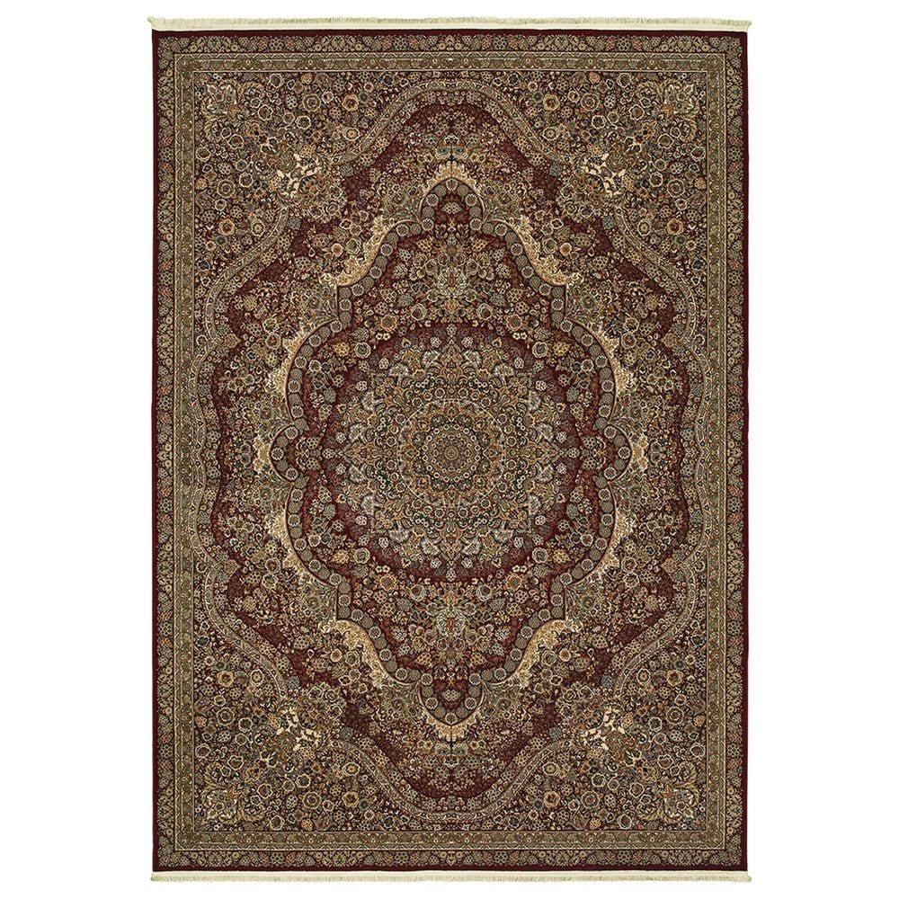 Oriental Weavers Masterpiece 8022R 9"10" x 12"10" Red Area Rug, , large