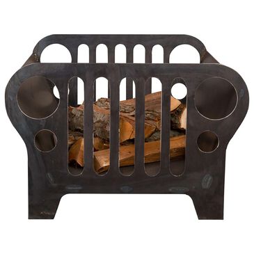 Napa East Collection Flaming Jeep Firepit in Raw Steel, , large