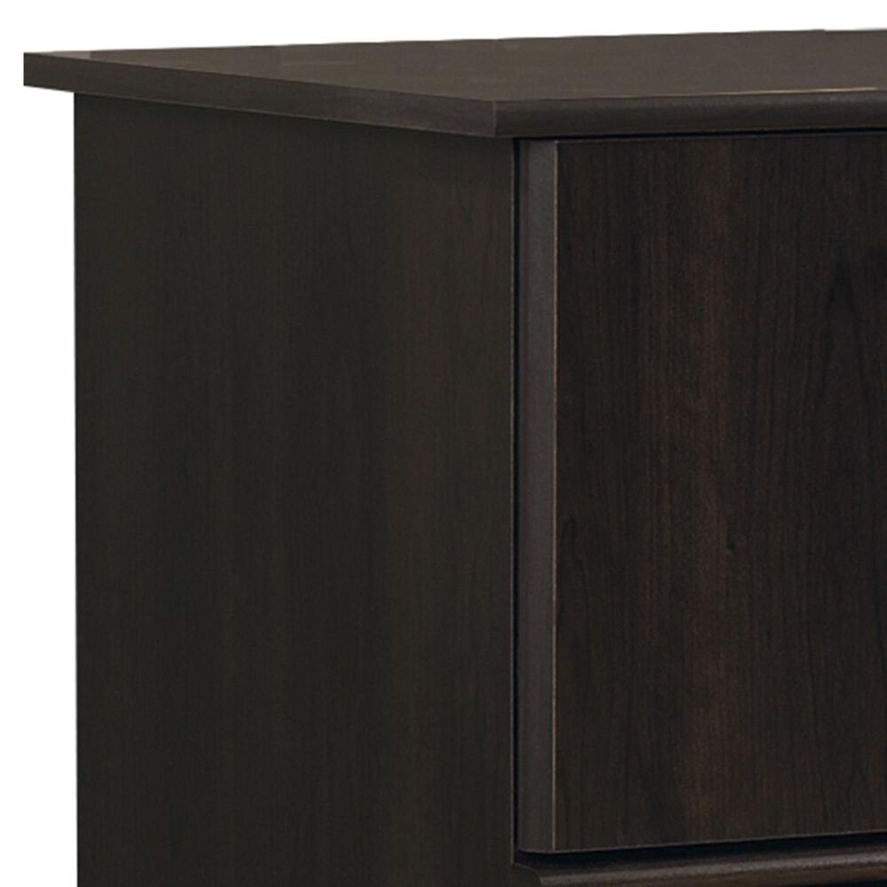 Sauder Computer Desk with Keyboard Tray in Cinnamon Cherry, , large