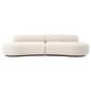 EICHHOLTZ Bjorn S 2-Piece Stationary Symmetrical Sectional in Boucle cream, , large