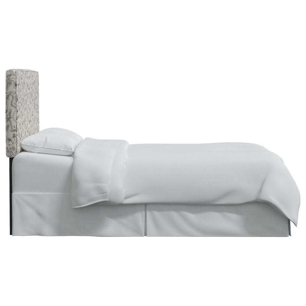 Rifle Paper Co Crafted by Cloth &amp; Company Elly Full Headboard in Aviary Black/Cream, , large