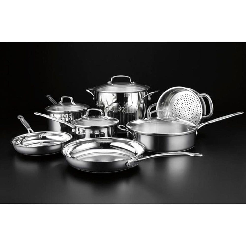 Cuisinart 11 Piece Classic Cookware Set in Stainless Steel, , large