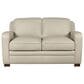 Sienna Designs Leather Stationary Loveseat in Stallion Vanilla, , large