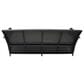 Hearth and Haven ST Lucia Outdoor Sofa with Tan Cushion in Brown, , large