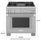 Thermador 36" Pro Grand Dual Fuel Range with 4 Burners in Stainless Steel, , large