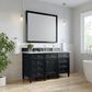 James Martin Vanities Brittany 60" Single Bathroom Vanity in Black Onyx with 3 cm Eternal Jasmine Pearl Silestone Top, Rectangular Sink and FreePower Wireless Charger, , large
