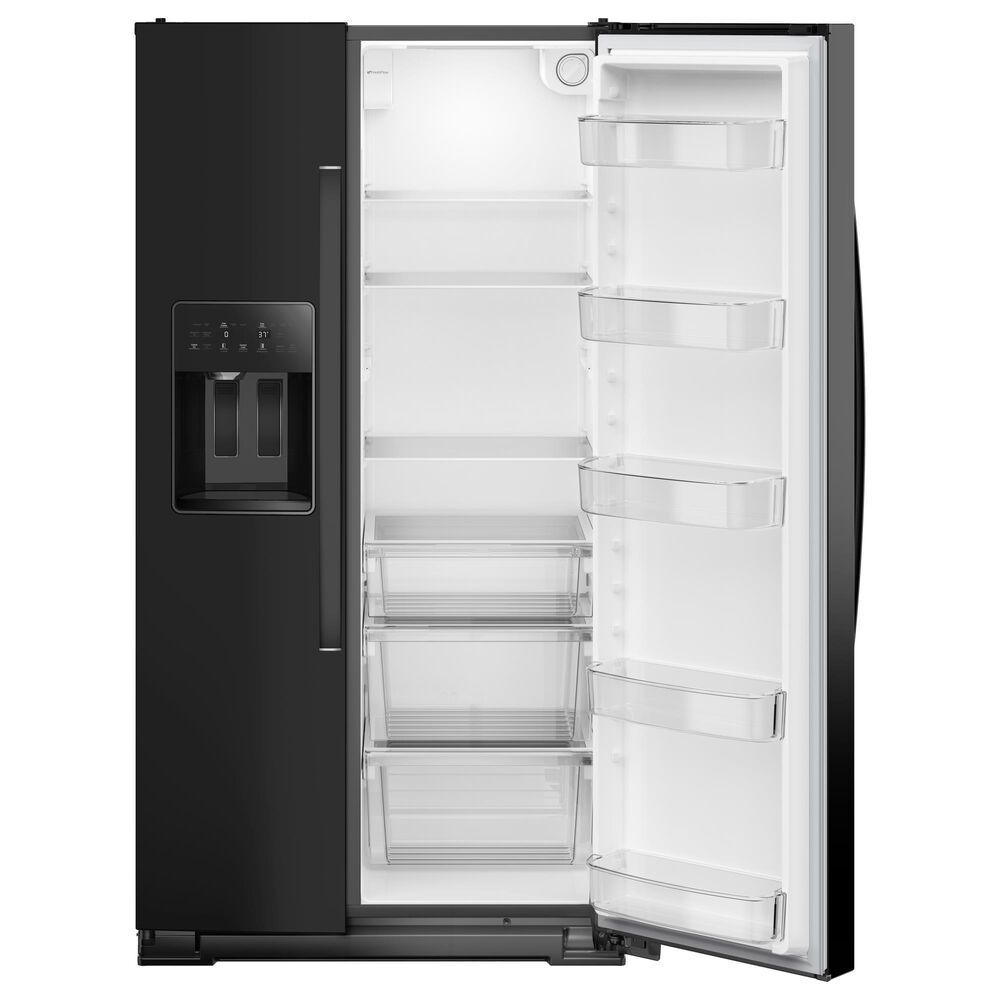 Whirlpool 20.85 Cu. Ft. Counter Depth Freestanding Side by Side Refrigerator in Black, , large