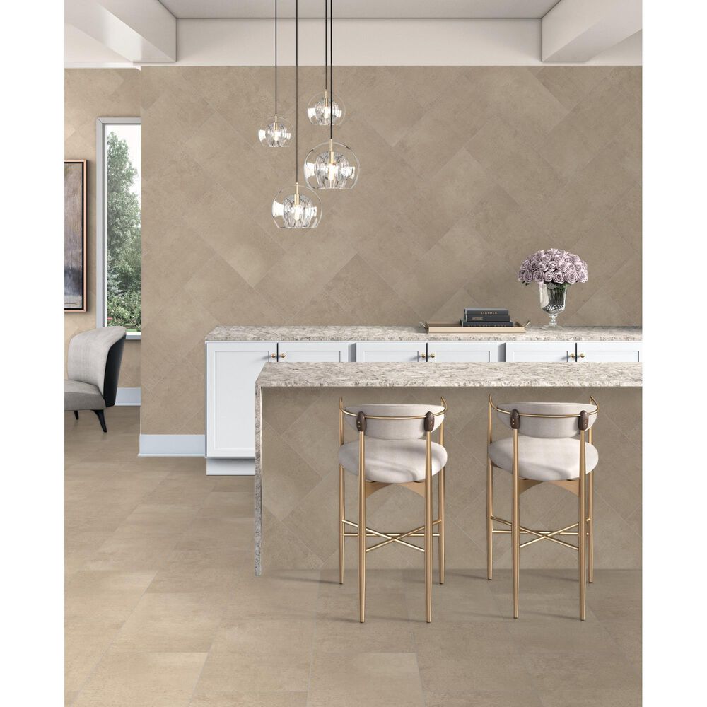 Dal-Tile Chord Allegro Beige 12&quot; x 24&quot; Matte Porcelain Tile, , large