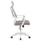 CorLiving Workspace Office Chair with White Frame in Grey, , large