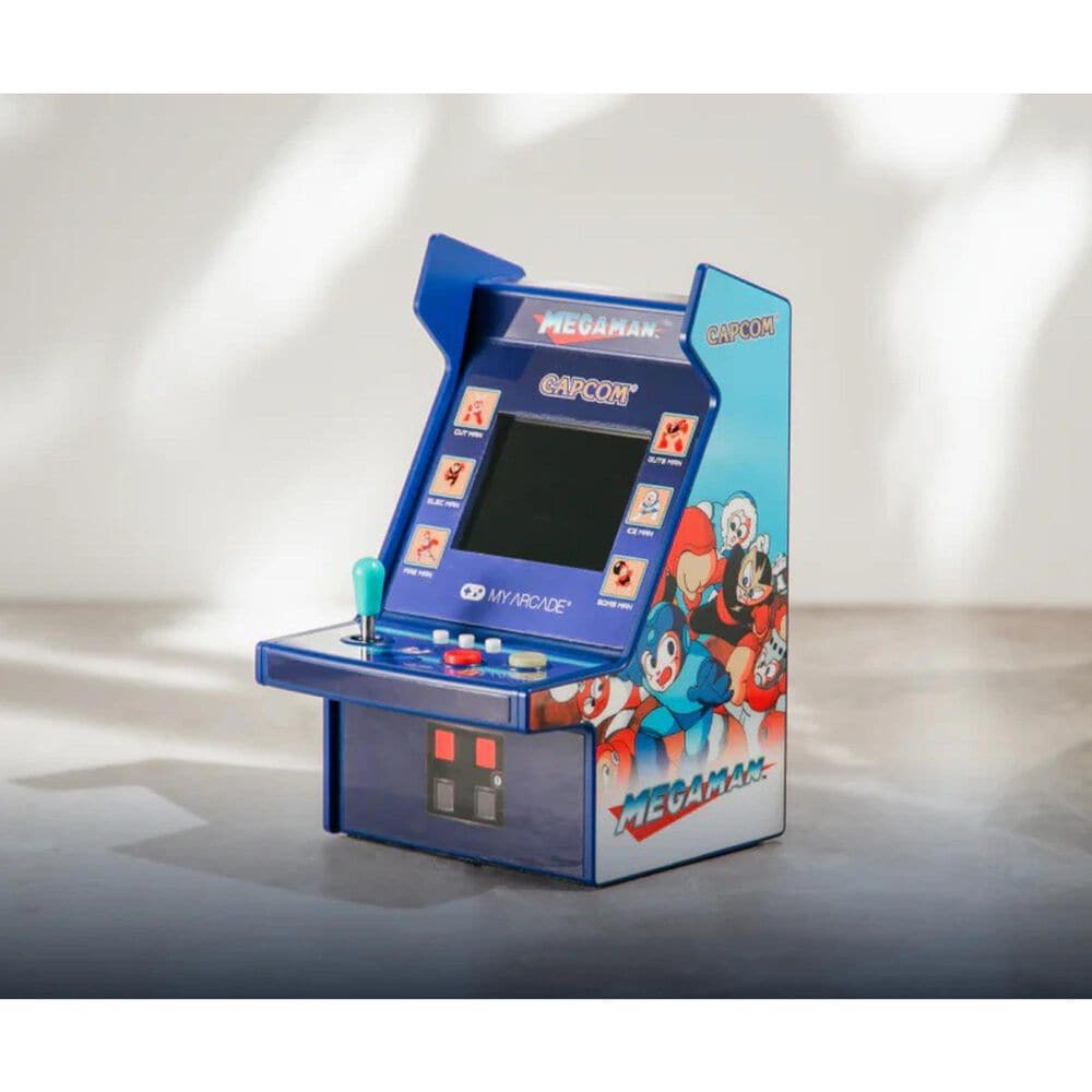 My Arcade Mega Man Micro Player Pro Portable Retro Arcade in Blue, , large