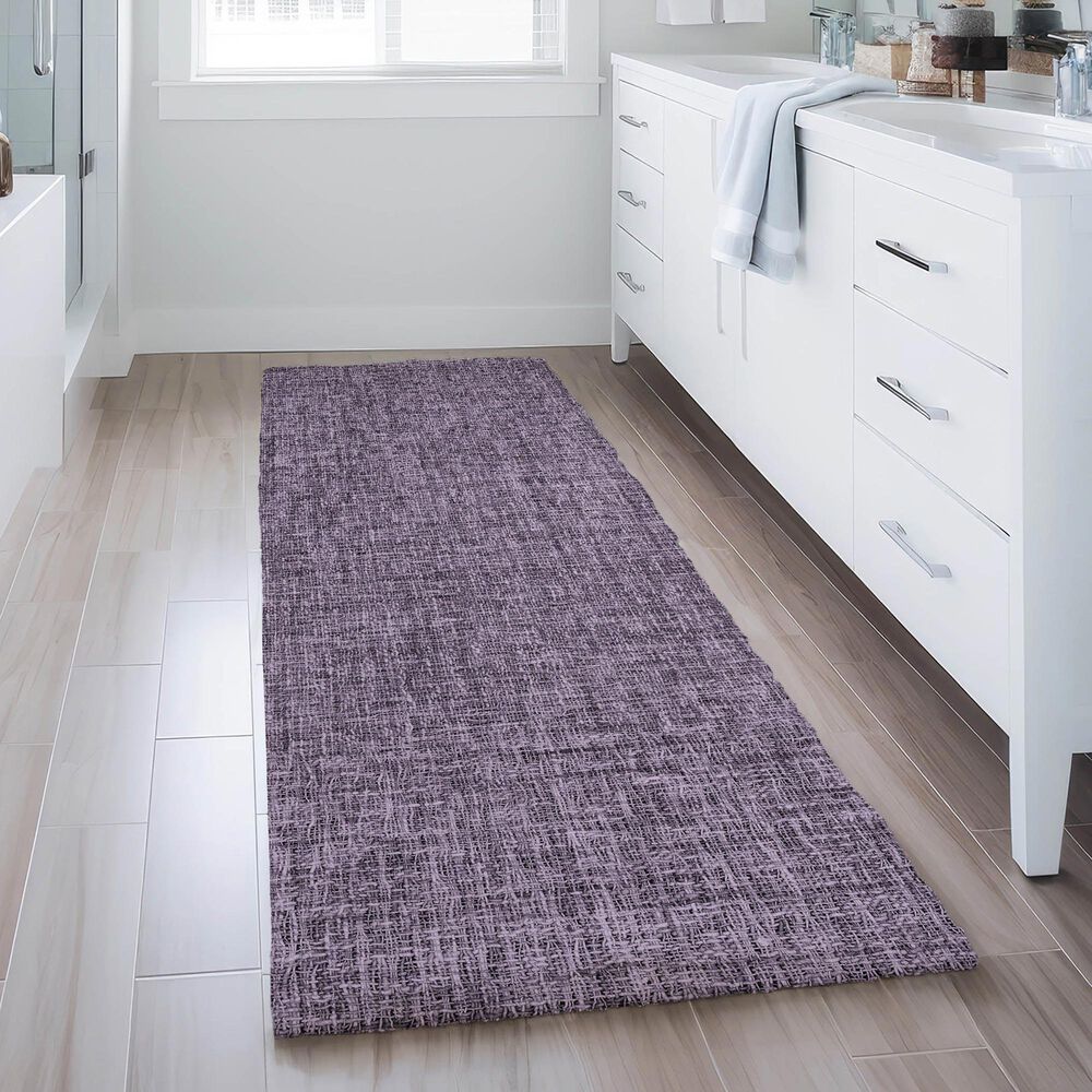 Dalyn Rug Company Voyage VY1 Plum 2'3" x 7'6" Runner, , large