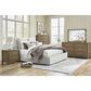 Millenium Dresser and Mirror in Light Brown, , large