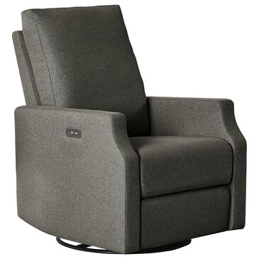 Eastern Shore Louie Power Swivel Glider in Slate, , large