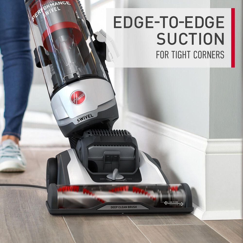 Hoover High Performance Swivel Upright Vacuum in White, , large