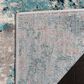 Safavieh Skyler SKY186M 4" Square Blue and Ivory Area Rug, , large