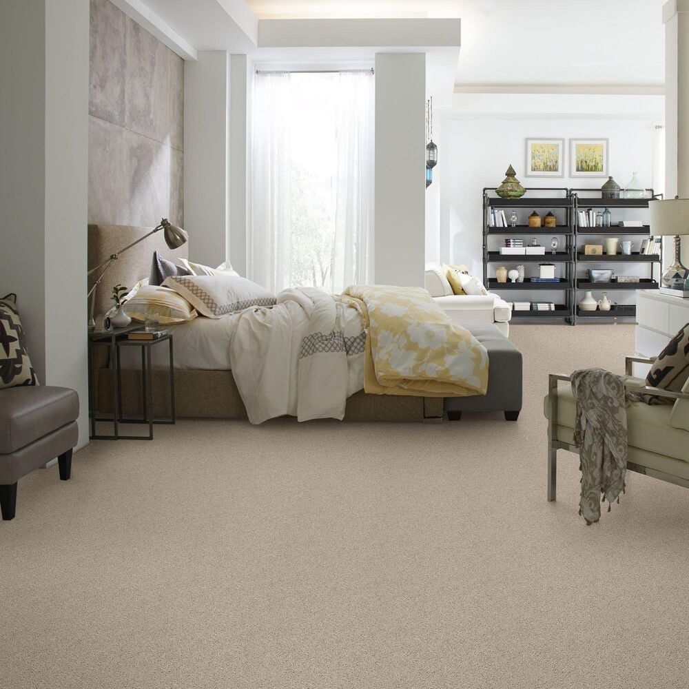 Shaw Break Away Solid Carpet in Ecru, , large