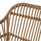 Hearth and Haven Rodney Outdoor Chair with Beige Cushion in Brown (Set of 2), , large