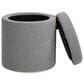 Jennifer Taylor Home Brandy Ottoman with Storage in Uptown Gray, , large
