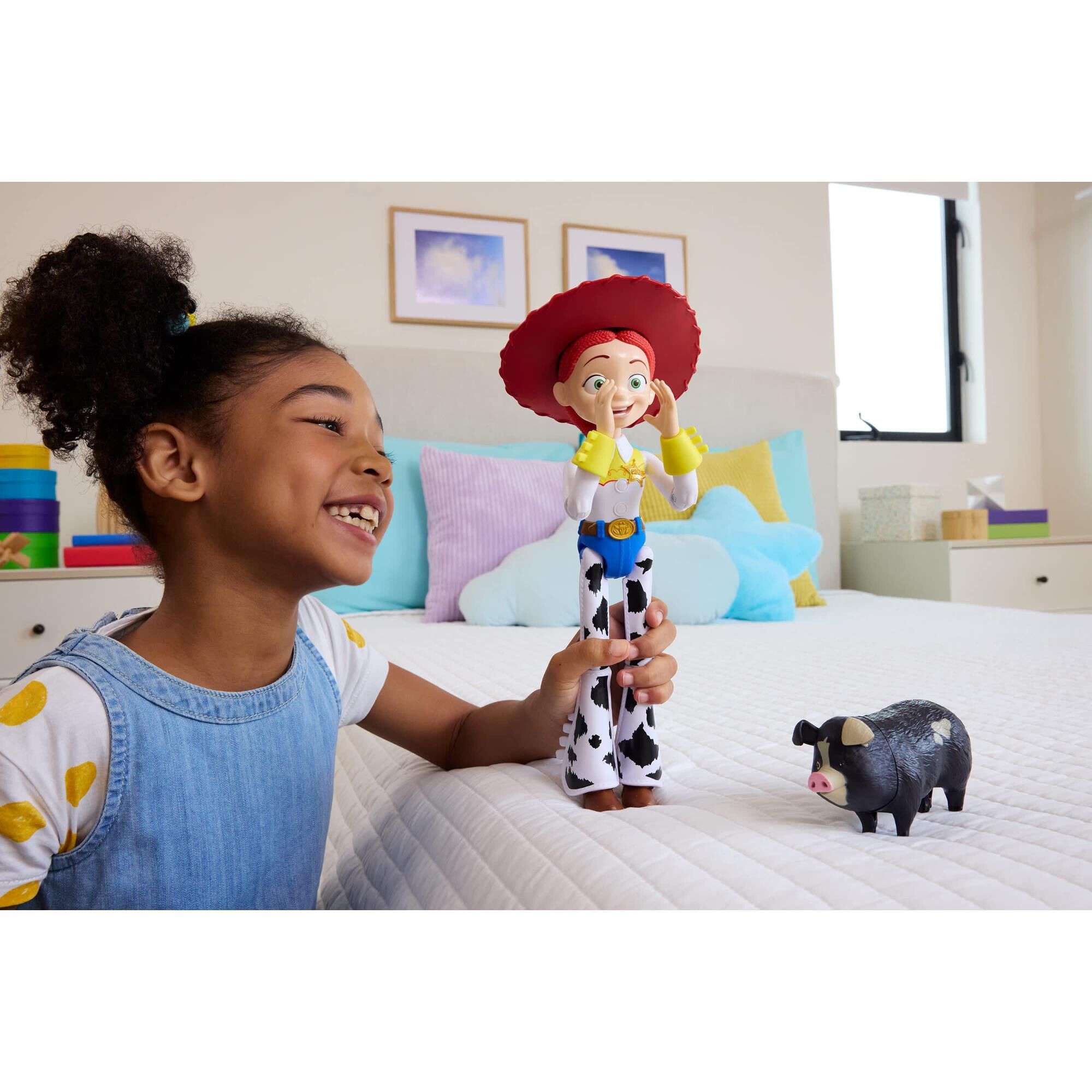 その他 Mattel Toy Story Critter Talk Jessie Pixar Toy Story 5 Critter Talk Jessie Action Figure