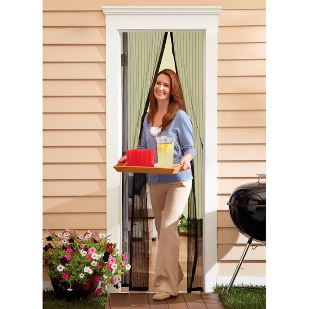 As Seen on TV Magic Mesh Hands Free Screen Door, , large