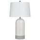 Flair Industries 30" Ceramic Table Lamp in Evian Ivory, , large