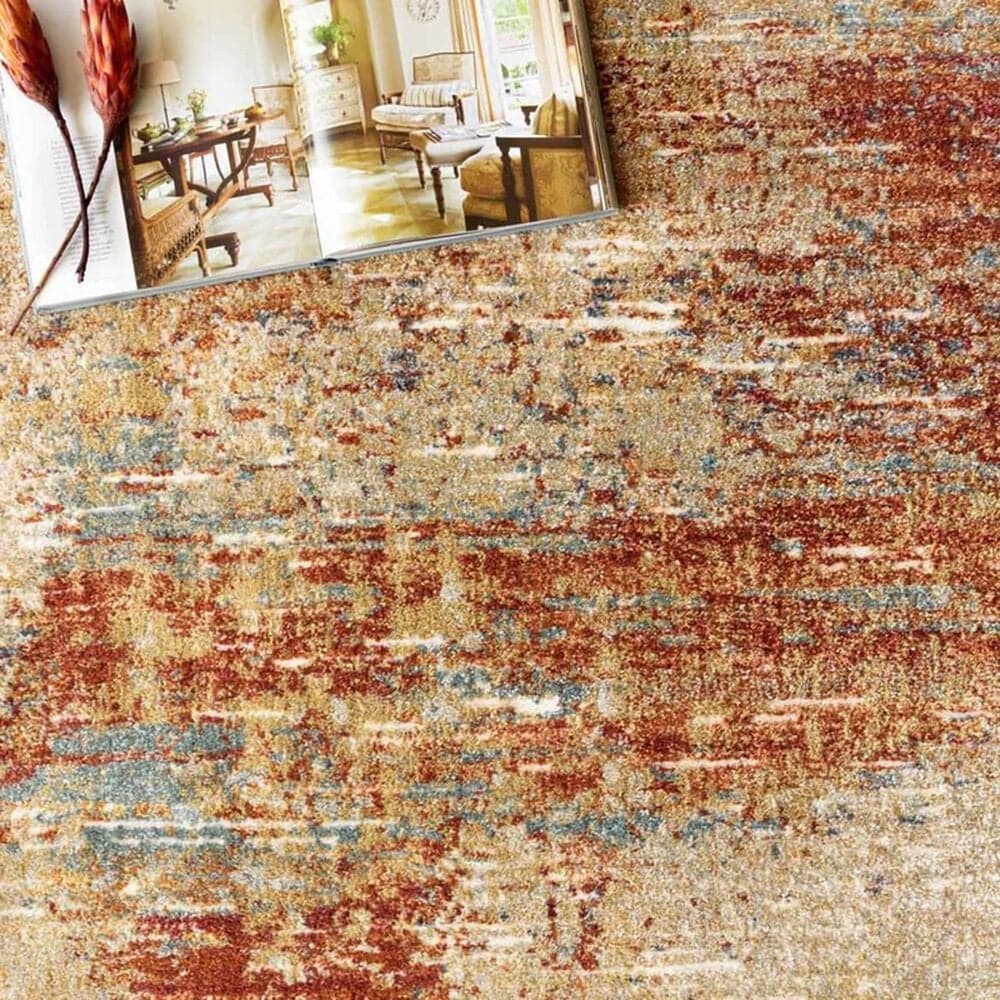 Loloi Augustus 5&#39;3&quot; x 7&#39;8&quot; Terracotta Area Rug, , large