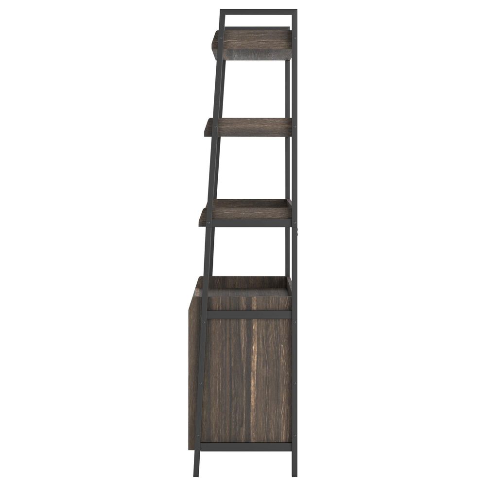 Ashley Zendex Bookcase in Dark Brown and Black, , large