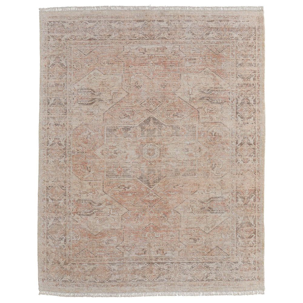 Feizy Caldwell 3"6" x 5"6" Orange and Ivory Area Rug, , large