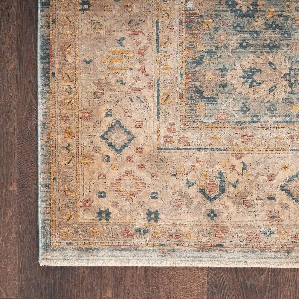 Nourison Luxurious 9&#39;10&quot; x 12&#39;6&quot; Ivory and Blue Area Rug, , large