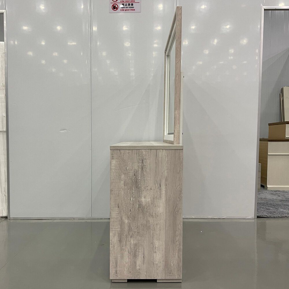 Mayberry Hill San Matteo 4-Piece Twin Bedroom Set in Ash Grey and White, , large