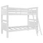 Linon Home Decor Beckett Twin Over Twin Bunk Bed in White, , large
