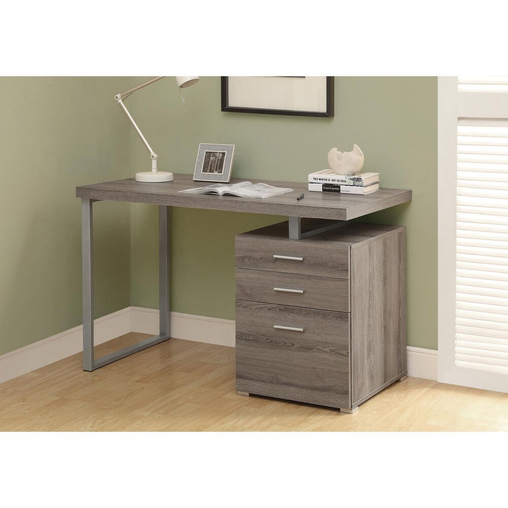 Monarch Specialties 48&quot; Computer Desk in Dark Taupe, , large