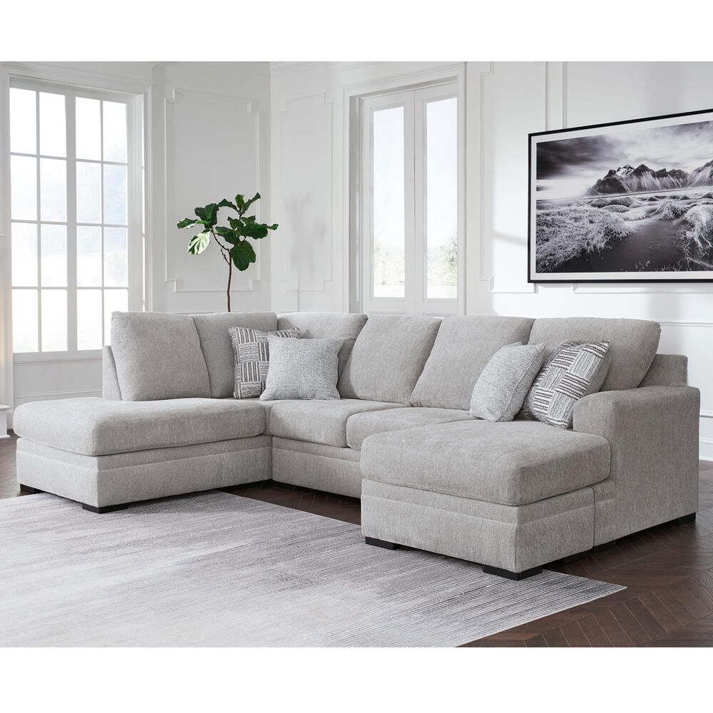 Ashley Gabyleigh 2-Piece Stationary Left Facing Sectional in Nickel, , large