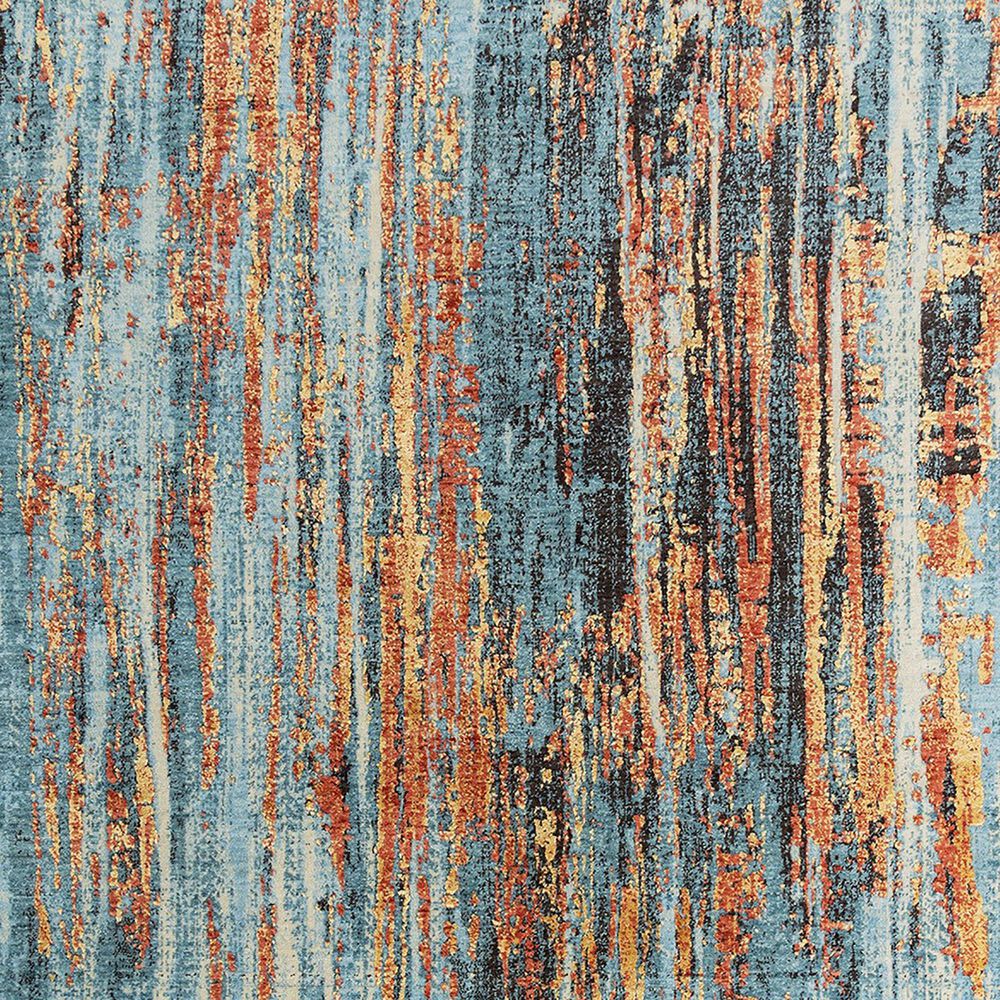 RIZZY Premier PMR103 5&#39; x 8&#39; Blue Area Rug, , large