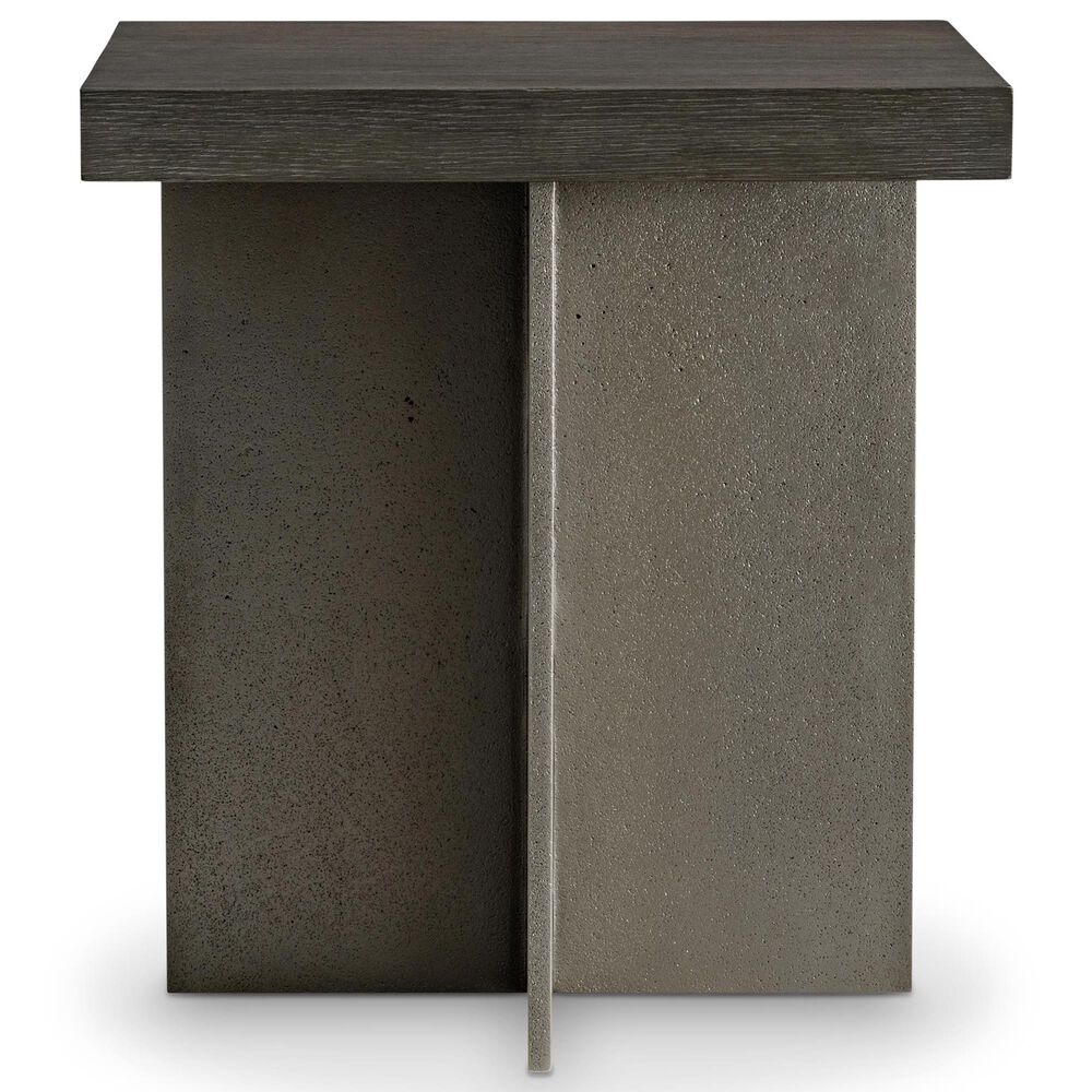 Bernhardt Interiors Polus Side Table in Graphite and Zeno, , large