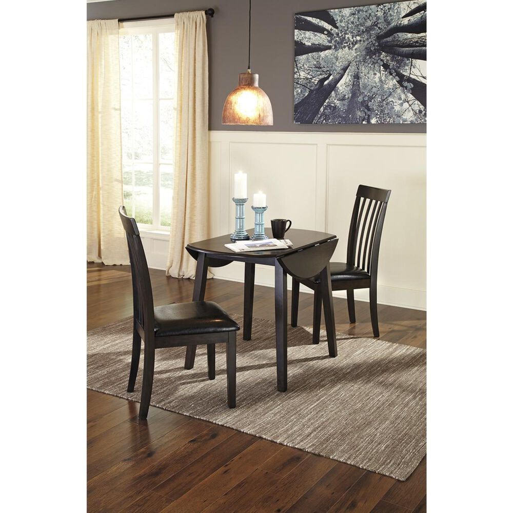 Ashley Hammis Drop Leaf Table in Dark Brown - Table Only, , large