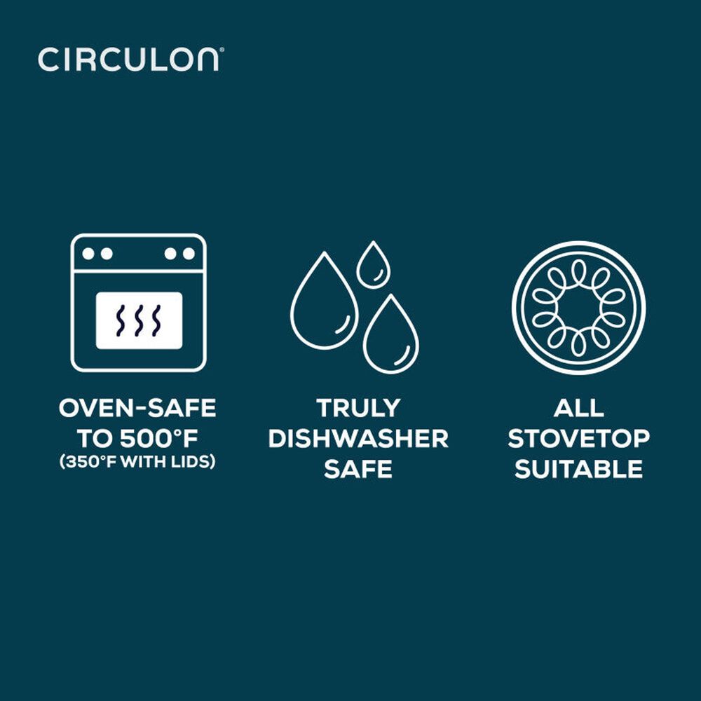 Circulon 10-Piece Ceramic Nonstick Cookware Set in Pearl White, , large