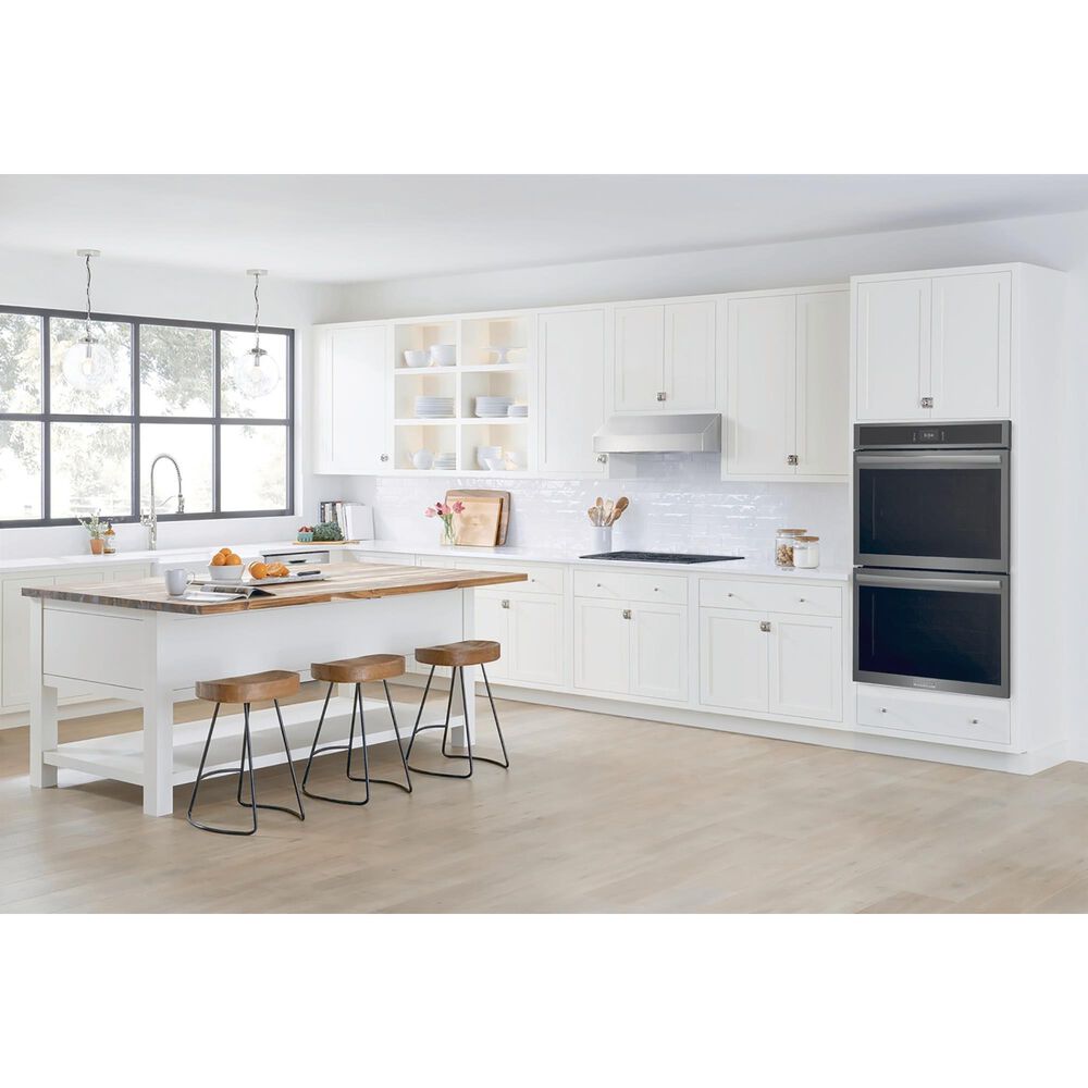 Frigidaire Gallery 30'' Double Electric Wall Oven with Total Convection in Black Stainless Steel