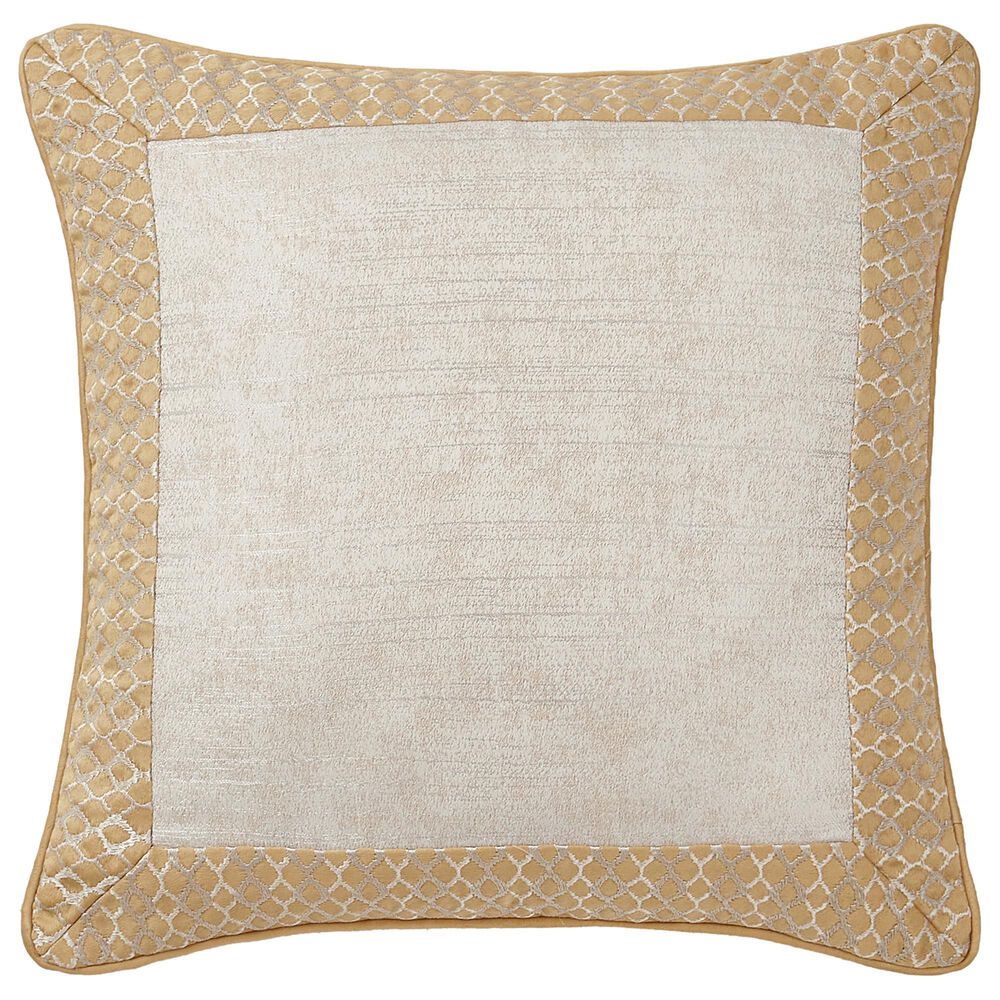 BCP Home Waterford Maia 18" x 18" Decorative Pillow in Gold and Silver, , large