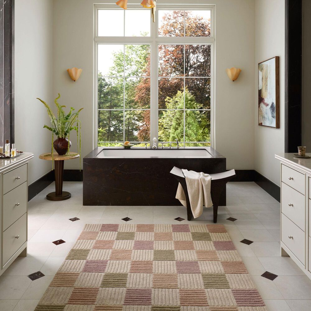 Loloi Madi Natural and Multicolor 2'3" x 3'9" Area Rug, , large