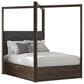 Ashley Dilenno Queen Canopy Bed in Dark Brown, , large