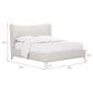 Vantage Mezzanine Queen Upholstered Shelter Bed in Dove Gray, , large