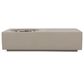 Hearth and Haven Rectangle MgO Concrete Fire Pit in Light Grey, , large