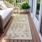 Dalyn Rug Company Wonderland WN32 2"3" x 7"6" Gold Indoor/Outdoor Runner, , large