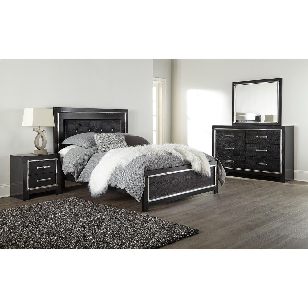 Ashley Kaydell 2-Drawer Night Stand in Black, , large