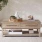 Belle Furnishings Brentwood 2-Drawer Cocktail Table in Sandstone, , large