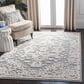 Safavieh Martha Stewart Lucia Shag MSR0739A 4" x 6" White and Light Grey Area Rug, , large