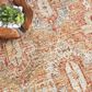 Nourison Sahar SHR01 9"3" x 12"7" Rust Area Rug, , large