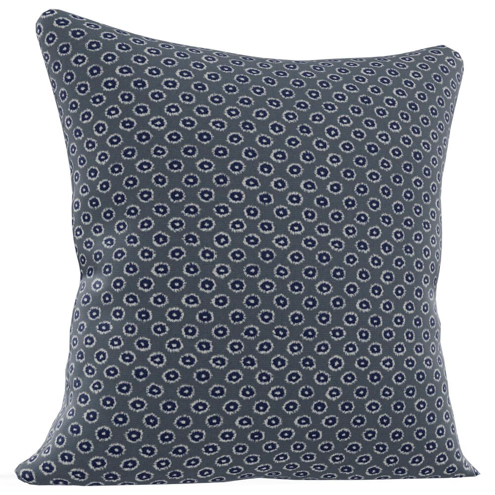 Telescope 17" Square Throw Pillow in Rise Indigo, , large